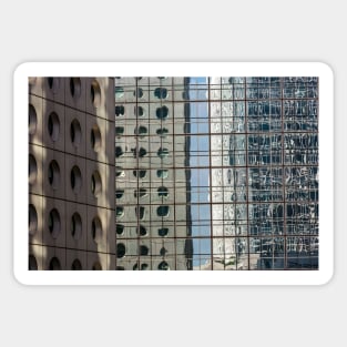 Abstract Hong Kong - Urban Cityview - Charter House Sticker